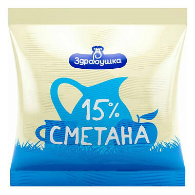 БЗМЖ Сметана Здравушка 14% 400г