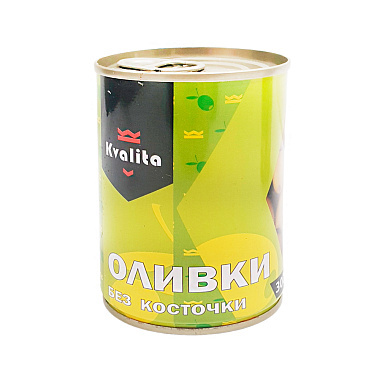 Оливки Kvalita 300мл без косточки