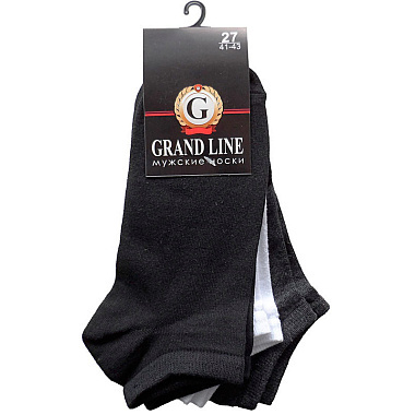 Носки мужские GRAND LINE короткие 3 пары размер 25-29