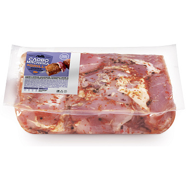 Шашлык классический свиной Слово мясника 1кг охлажденный