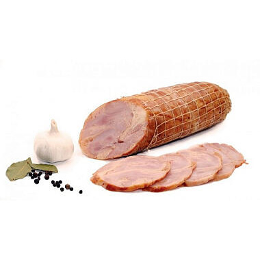 Рулет из мяса птицы Чикен-деликатес 1кг в/к в/у Мясадэль