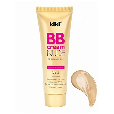 Тональный крем BB Kiki Nude тон 01 светло-бежевый