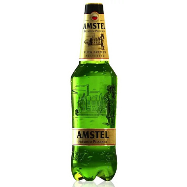 Пиво Amstel Премиум Пилсенер 1,3л ПЭТ