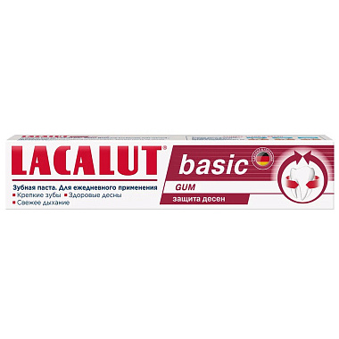 Зубная паста Lacalut Basic 65гр Gum/White