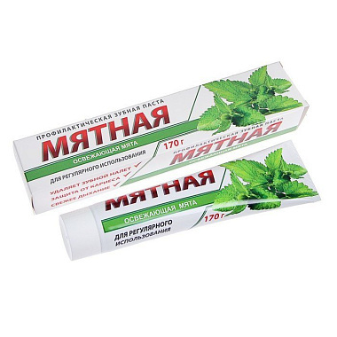 Зубная паста Мятная 170г