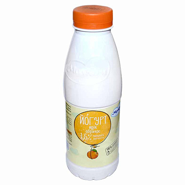Йогурт МолКом питьевой 2,5% 0,5л абрикос
