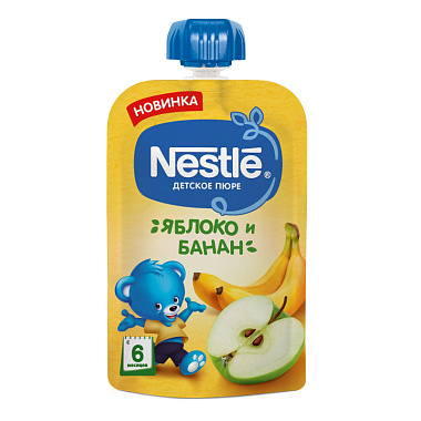 Пюре Nestle 90г Яблоко-Банан