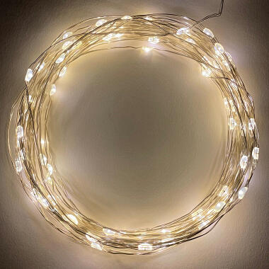 Гирлянда LED Нить 10м 220V теплый/мультиколор