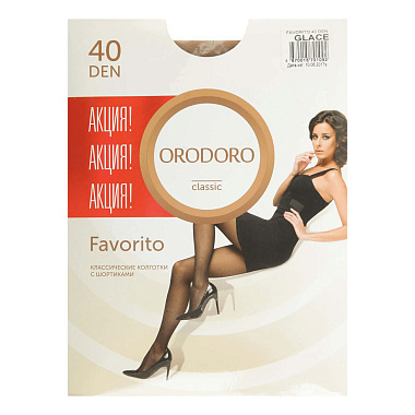 Колготки женские Orodoro Favorito 40 ден размер 4 Глейс