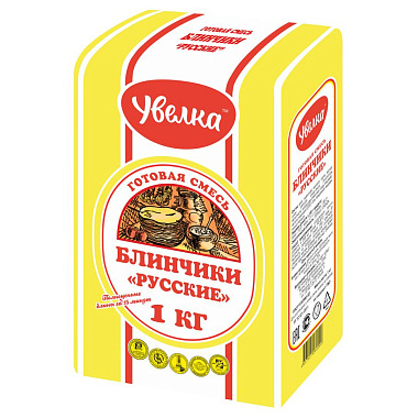 Готовая смесь Увелка Блинчики русские 1кг