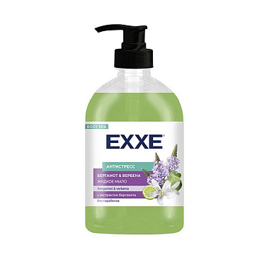 Жидкое мыло Exxe 500мл с дозатором Кокос и ваниль/Бергамот и вербена/Манго и орхидея