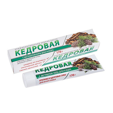 Зубная паста Кедровая 170г