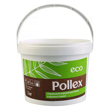 Стиральный порошок Pollex 3кг контейнер