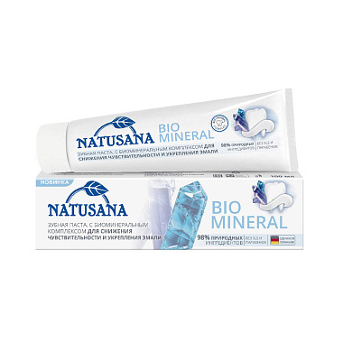 Зубная паста NATUSANA BIO ENZYME 100мл минерал/хербал