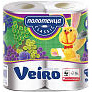 Полотенца бумажные Veiro Classic двухслойные 2 рулона