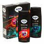 Подарочный набор Aura Men Энергия спорта Гель для душа 3в1 Энергия Спорта 250мл + Гель для душа 3в1 Экстра Свежесть 250мл