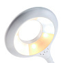Лампа настольная Forze LED питание USB кабель 1.5м 1200Lux аккумулятор 1200мАч белая пластик
