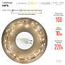 Гирлянда LED Нить 10м 220V теплый/мультиколор