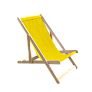 Кресло-шезлонг складной разборный 1200x600см дерево+ткань