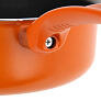 Сотейник Scovo Citrus 2,8л d240мм высота 7см антипригарное покрытие Orange/Lime