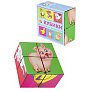 Кубики пластиковые Домашние животные К04-6372 4шт