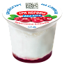 БЗМЖ Биойогурт Три коровы Два кота 125гр 6% Брусника-Клюква