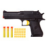 Оружие Bondibon Пушки-игрушки пистолет с мягкими пульками 8мм и патронами 2в1