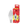 Лампа светодиодная ЭРА ECO Е14 8Вт smd В35-827