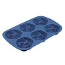 Форма силиконовая Vetta HS-060 6 ячеек 28x18x3см Розы