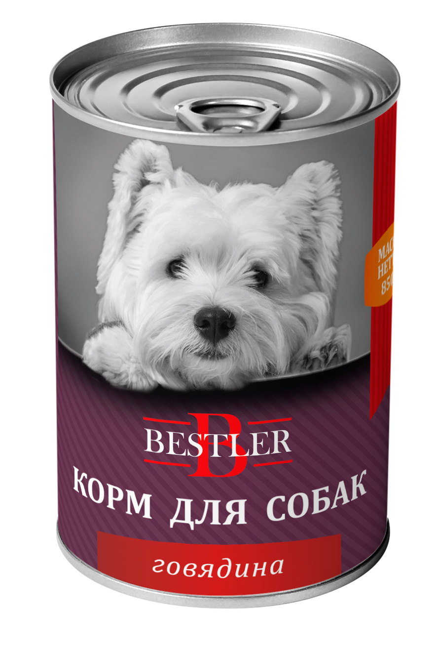 Корм для собак Bestler 850г Мясное ассорти/Говядина купить в магазине  Доброцен