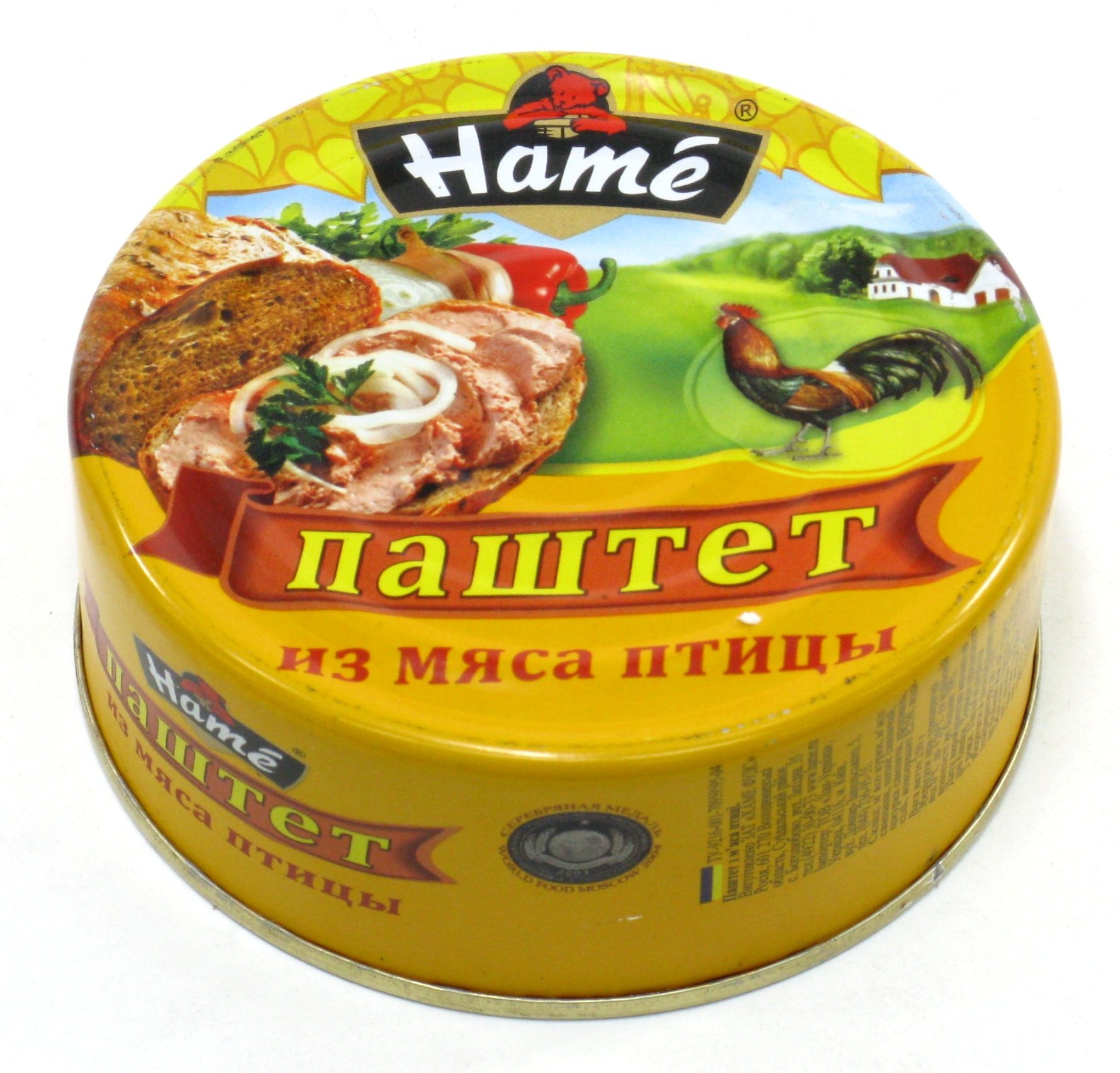 Паштет Hame гусиная печень/мясо птицы/мясо индейки 250г купить в магазине  Доброцен